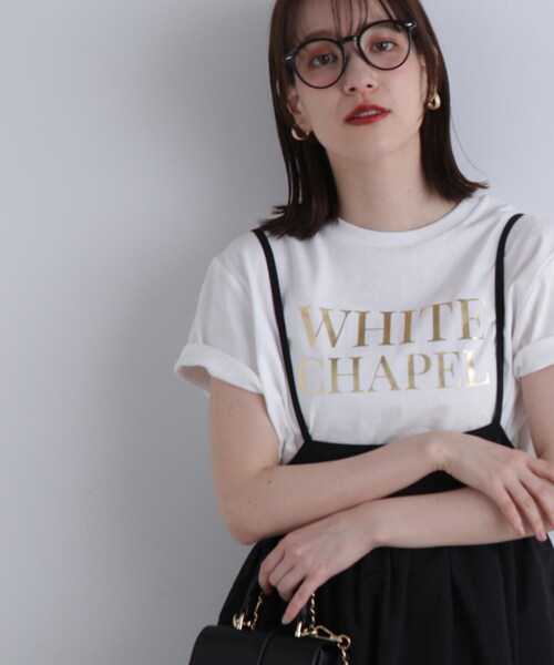N.（N. Natural Beauty Basic）（エヌエヌナチュラルビューティーベーシック）の「◆箔プリントTシャツ（Tシャツ/カットソー・レディース・ホワイト×ゴールド/ホワイト×シルバー・MEDIUM）」の13枚目の写真