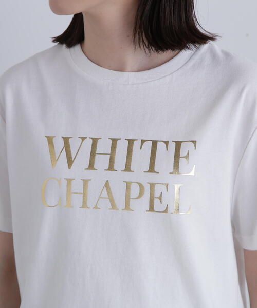 N.（N. Natural Beauty Basic）（エヌエヌナチュラルビューティーベーシック）の「◆箔プリントTシャツ（Tシャツ/カットソー・レディース・ホワイト×ゴールド/ホワイト×シルバー・MEDIUM）」の22枚目の写真