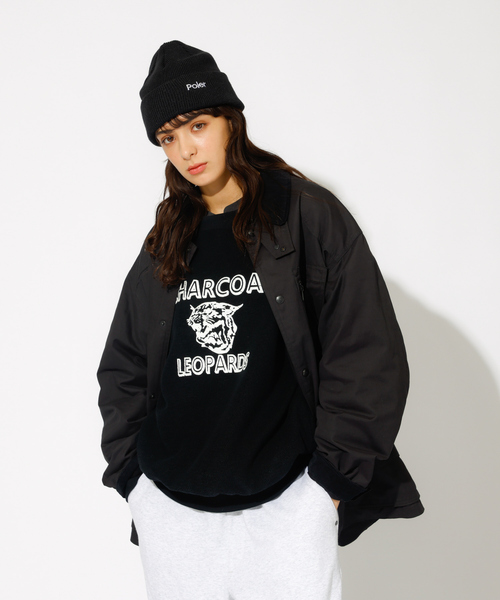 POLeR（ポーラー）の「【POLeR/ポーラー】SHALLOW BEANIE/シンプルワッチビーニー（ニットキャップ/ビーニー・メンズ・ブラック/カーキ/オレンジ/グレー・フリー）」の5枚目の写真