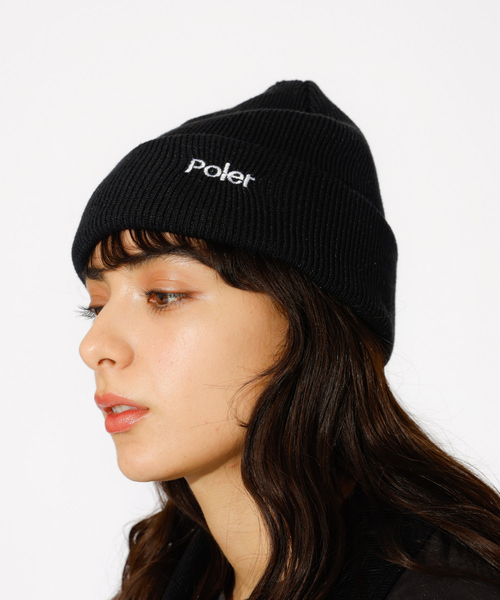 POLeR（ポーラー）の「【POLeR/ポーラー】SHALLOW BEANIE/シンプルワッチビーニー（ニットキャップ/ビーニー・メンズ・ブラック/カーキ/オレンジ/グレー・フリー）」の6枚目の写真