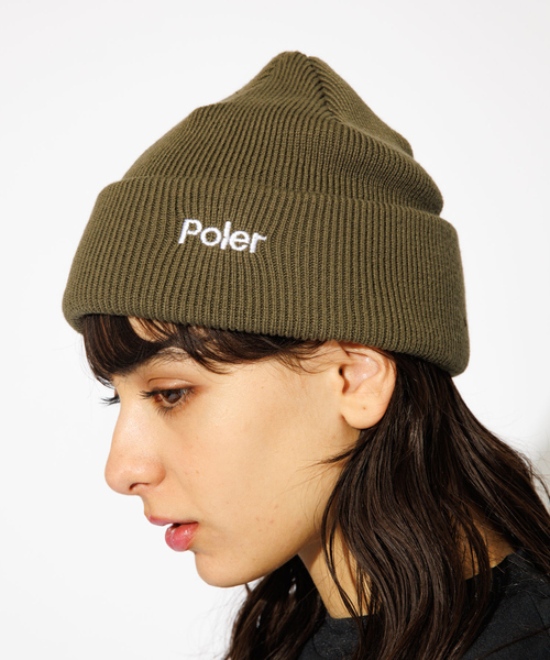 POLeR（ポーラー）の「【POLeR/ポーラー】SHALLOW BEANIE/シンプルワッチビーニー（ニットキャップ/ビーニー・メンズ・ブラック/カーキ/オレンジ/グレー・フリー）」の10枚目の写真