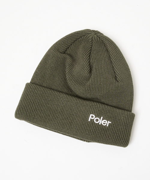 POLeR（ポーラー）の「【POLeR/ポーラー】SHALLOW BEANIE/シンプルワッチビーニー（ニットキャップ/ビーニー・メンズ・ブラック/カーキ/オレンジ/グレー・フリー）」の11枚目の写真