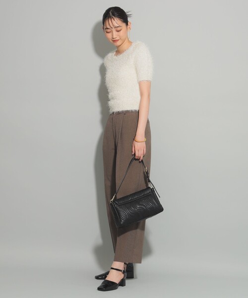 Ray BEAMS（レイビームス）の「フェザーヤーン ハーフスリーブ