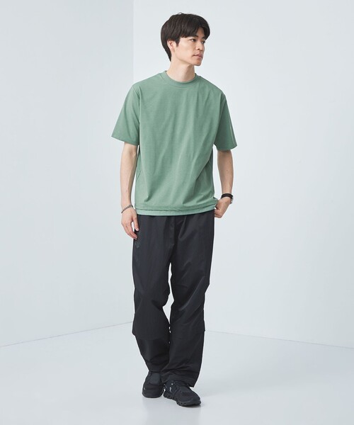 green label relaxing(グリーンレーベルリラクシング)の「シティアクティビTee Tシャツ -吸水速乾-(Tシャツ/カットソー・メンズ・ライム/マスタード/ホワイト/ブラック・M/XL/S/L)」の22枚目の写真