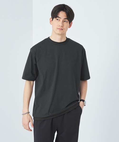 green label relaxing(グリーンレーベルリラクシング)の「シティアクティビTee Tシャツ -吸水速乾-(Tシャツ/カットソー・メンズ・ライム/マスタード/ホワイト/ブラック・M/XL/S/L)」の20枚目の写真