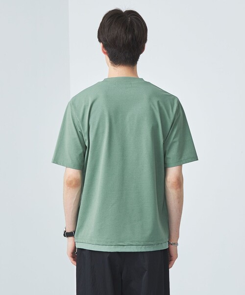 green label relaxing(グリーンレーベルリラクシング)の「シティアクティビTee Tシャツ -吸水速乾-(Tシャツ/カットソー・メンズ・ライム/マスタード/ホワイト/ブラック・M/XL/S/L)」の14枚目の写真
