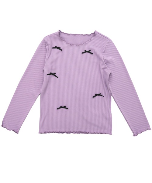 Bee des Bee(ビーデスビー)の「メロウリボントップス(その他トップス・キッズ・ピンク系1/ブラック/パープル・130cm/120cm/110cm/100cm/150cm/140cm)」の4枚目の写真
