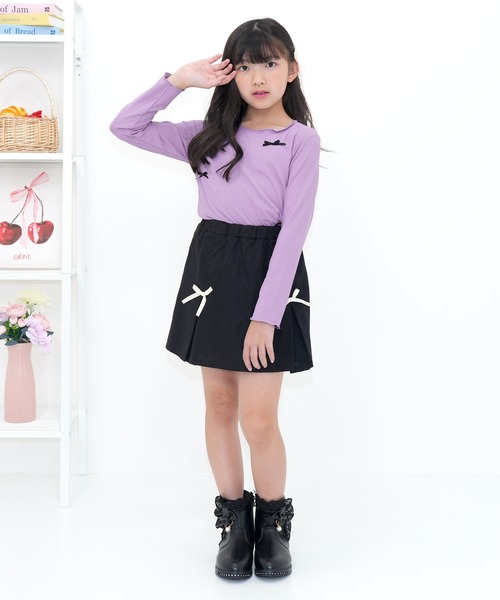 Bee des Bee(ビーデスビー)の「メロウリボントップス(その他トップス・キッズ・ピンク系1/ブラック/パープル・130cm/120cm/110cm/100cm/150cm/140cm)」の14枚目の写真