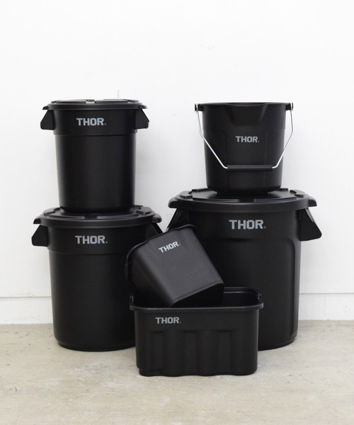THOR ROUND BUCKET DC ソー ラウンドバケツ ディーシー 蓋付き 収納