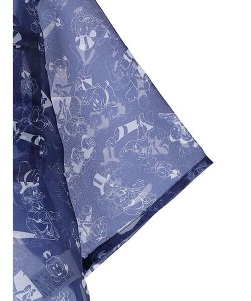 Disney（ディズニー）の「総柄シアーショート丈シャツ/Disney（シャツ/ブラウス・レディース・アイボリー/ネイビー・FREE）」の10枚目の写真