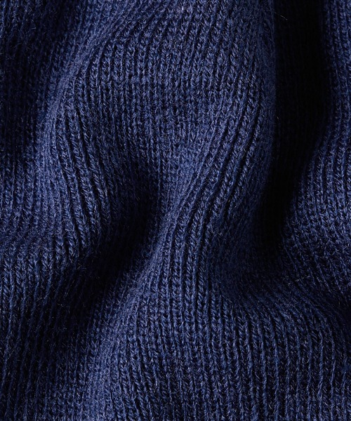 G-STAR(ジースター)の「ORIGINALS ARTWORK LONG BEANIE/ブランドロゴニット帽(ニットキャップ/ビーニー・メンズ・ブルー/オフホワイト・ONE SIZE)」の6枚目の写真