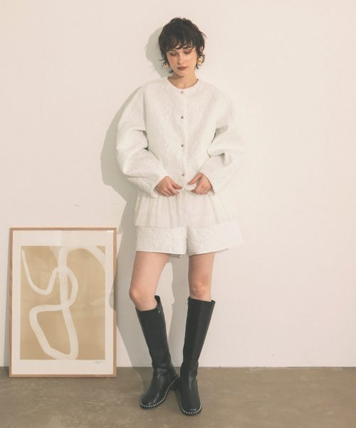 フラワーキルティングショートパンツ（その他パンツ）｜DONOBAN