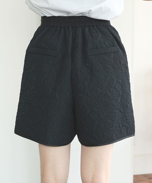 フラワーキルティングショートパンツ（その他パンツ）｜DONOBAN