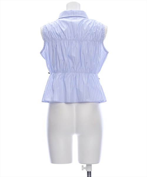 clear（クリア）の「リボン付キノースリーブブラウス（シャツ/ブラウス・レディース・サックスブルー/ホワイト系その他2/ホワイト系その他・F）」の11枚目の写真