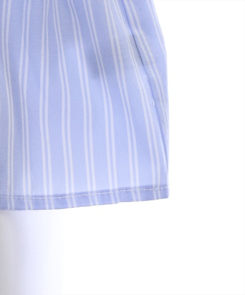 clear（クリア）の「リボン付キノースリーブブラウス（シャツ/ブラウス・レディース・サックスブルー/ホワイト系その他2/ホワイト系その他・F）」の13枚目の写真