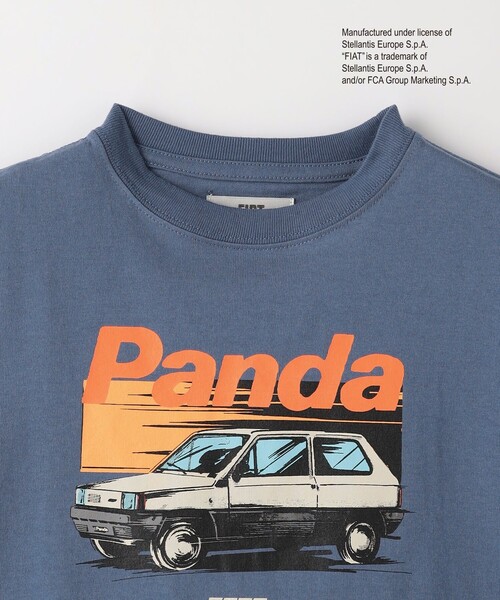 green label relaxing(グリーンレーベルリラクシング)の「【別注】<URBAMENT>TJ FIAT PANDA Tシャツ / キッズ 100cm-130cm(Tシャツ/カットソー・キッズ・ネイビー/ブラウン/ホワイト・120cm/110cm/100cm/130cm)」の18枚目の写真