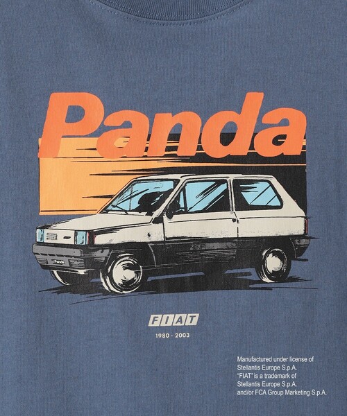 green label relaxing(グリーンレーベルリラクシング)の「【別注】<URBAMENT>TJ FIAT PANDA Tシャツ / キッズ 100cm-130cm(Tシャツ/カットソー・キッズ・ネイビー/ブラウン/ホワイト・120cm/110cm/100cm/130cm)」の17枚目の写真