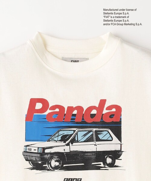 green label relaxing(グリーンレーベルリラクシング)の「【別注】<URBAMENT>TJ FIAT PANDA Tシャツ / キッズ 100cm-130cm(Tシャツ/カットソー・キッズ・ネイビー/ブラウン/ホワイト・120cm/110cm/100cm/130cm)」の14枚目の写真