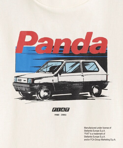 green label relaxing(グリーンレーベルリラクシング)の「【別注】<URBAMENT>TJ FIAT PANDA Tシャツ / キッズ 100cm-130cm(Tシャツ/カットソー・キッズ・ネイビー/ブラウン/ホワイト・120cm/110cm/100cm/130cm)」の13枚目の写真