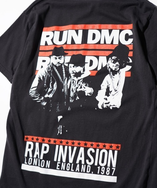 THRIFTY LOOK（スリフティールック）の「THRIFTY LOOK / スリフティールック THRIFTY "RUN DMC" TEE ランディーエムシー ヒップホップTシャツ  ユーズド加工（Tシャツ/カットソー・メンズ・ブラック/ブラック系その他・LARGE/X-LARGE/MEDIUM）」の10枚目の写真