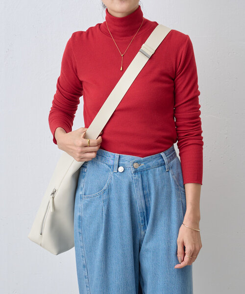 LIVETART(リヴェタート)の「《LIVETART》 2WAYトートバッグ(トートバッグ・レディース・アイボリー/ブラック・FREE)」の6枚目の写真