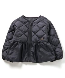 apres les cours | ペプラムキルトアウター_マシンウォッシャブル(ブルゾン)