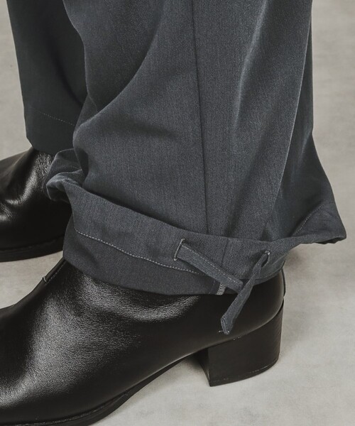 tk.TAKEO KIKUCHI（ティーケータケオキクチ）の「ワイドカーゴスラックス（カーゴパンツ・メンズ・チャコールグレー/ダークグリーン/ブラック・01/02/03）」の8枚目の写真