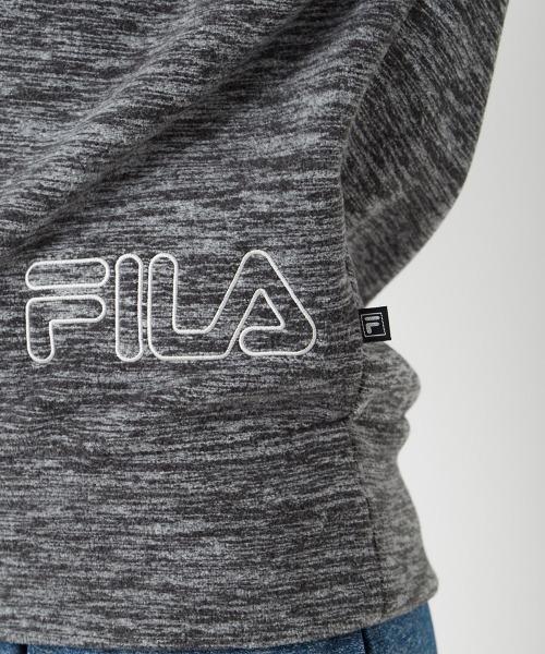 FILA(フィラ)の「杢フリーストレーナー 杢調スウェット(スウェット・レディース・グレー/カーキ/ライトピンク/ブラック・SMALL/MEDIUM/LARGE/X-LARGE)」の11枚目の写真