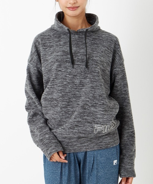 FILA(フィラ)の「杢フリーストレーナー 杢調スウェット(スウェット・レディース・グレー/カーキ/ライトピンク/ブラック・SMALL/MEDIUM/LARGE/X-LARGE)」の7枚目の写真