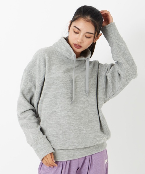 FILA(フィラ)の「杢フリーストレーナー 杢調スウェット(スウェット・レディース・グレー/カーキ/ライトピンク/ブラック・SMALL/MEDIUM/LARGE/X-LARGE)」の14枚目の写真