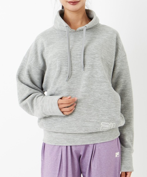 FILA(フィラ)の「杢フリーストレーナー 杢調スウェット(スウェット・レディース・グレー/カーキ/ライトピンク/ブラック・SMALL/MEDIUM/LARGE/X-LARGE)」の15枚目の写真