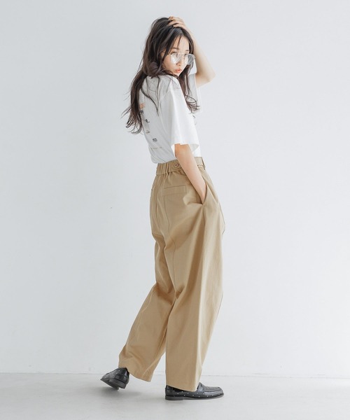 LOWRYS FARM（ローリーズファーム）の「ビンテージバンＴＳＳ 143213（Tシャツ/カットソー・レディース・アイボリー/グレー系その他/グレー/チャコールグレー・FREE）」の13枚目の写真