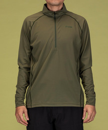 phenix OUTDOOR(フェニックスアウトドア) メンズ ハーフジップ長袖Tシャツ ロングスリーブTシャツ (吸水速乾 / 通気性)