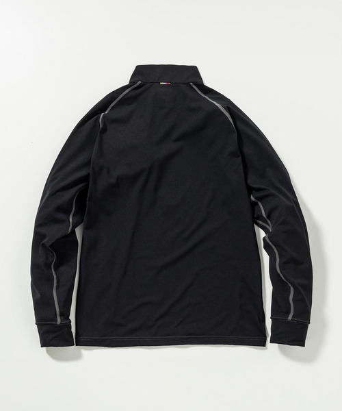 phenix OUTDOOR(フェニックスアウトドア)ハーフジップ長袖Tシャツ/メンズTシャツ/速乾/ストレッチ/快適/抗菌/防臭/ティーシャツ/インナー（Tシャツ/カットソー）｜phenix outdoor（フェニックスアウトドア）