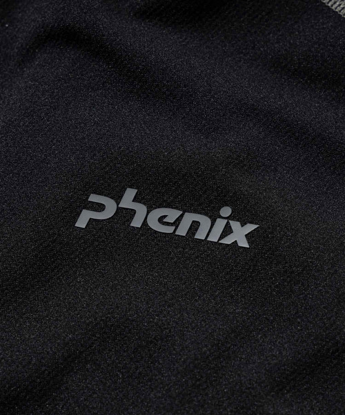 phenix OUTDOOR(フェニックスアウトドア)ハーフジップ長袖Tシャツ/メンズTシャツ/速乾/ストレッチ/快適/抗菌/防臭/ティーシャツ/インナー（Tシャツ/カットソー）｜phenix outdoor（フェニックスアウトドア）
