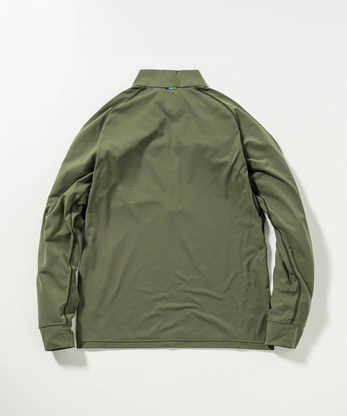 phenix OUTDOOR(フェニックスアウトドア)ハーフジップ長袖Tシャツ/メンズTシャツ/速乾/ストレッチ/快適/抗菌/防臭/ティーシャツ/インナー（Tシャツ/カットソー）｜phenix outdoor（フェニックスアウトドア）