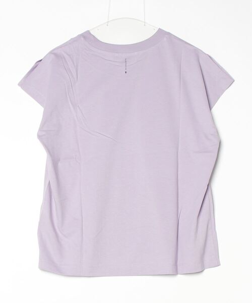 ALLSAINTS（オールセインツ）の「RUE SPLIT SHOULDER CREW NECK T-SHIRT | RUE スプリット ショルダー クルー ネック Tシャツ（Tシャツ/カットソー・レディース・パープル系その他・M/XS/S/L）」の2枚目の写真