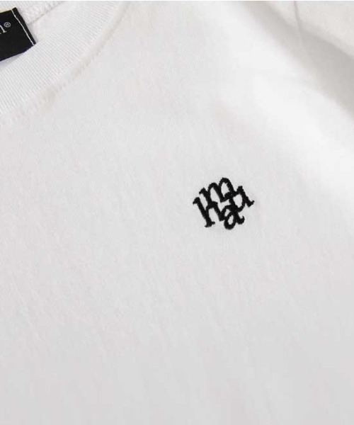 muahmuah（ムーアムーア）の「A'GEM/9 × .kom 『muah muah/ムーアムーア』 STITCH LOGO BASIC LONG SLEEVE T-SHIRT/スリムフィットベーシックロングシャツ（Tシャツ/カットソー・レディース・ホワイト/ブラック/カーキ・FREE）」の17枚目の写真