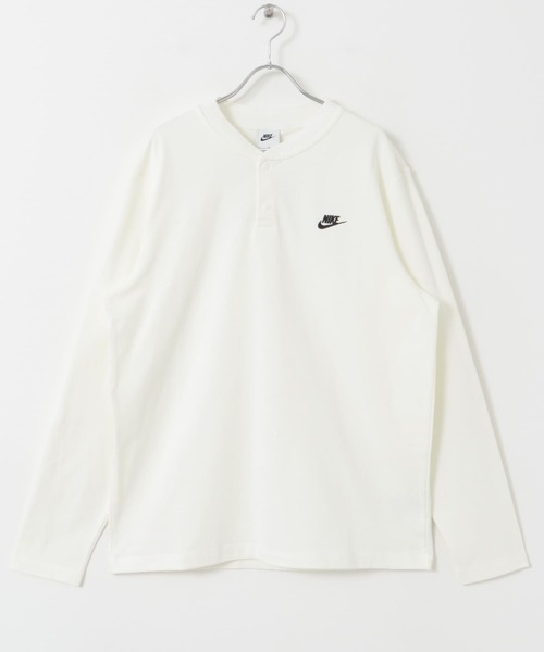 NIKE（ナイキ）の「NIKE　HENLEY ロングスリーブ トップ（Tシャツ/カットソー・メンズ・ホワイト/ブラック・LARGE/MEDIUM/X-LARGE）」の11枚目の写真