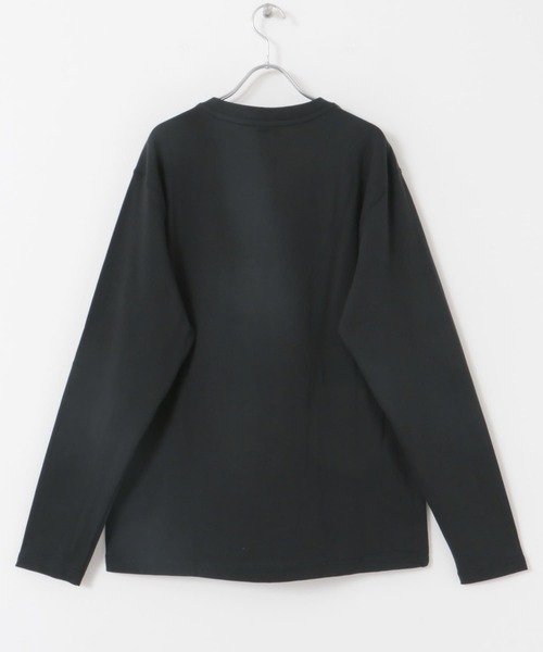 NIKE（ナイキ）の「NIKE　HENLEY ロングスリーブ トップ（Tシャツ/カットソー・メンズ・ホワイト/ブラック・LARGE/MEDIUM/X-LARGE）」の5枚目の写真