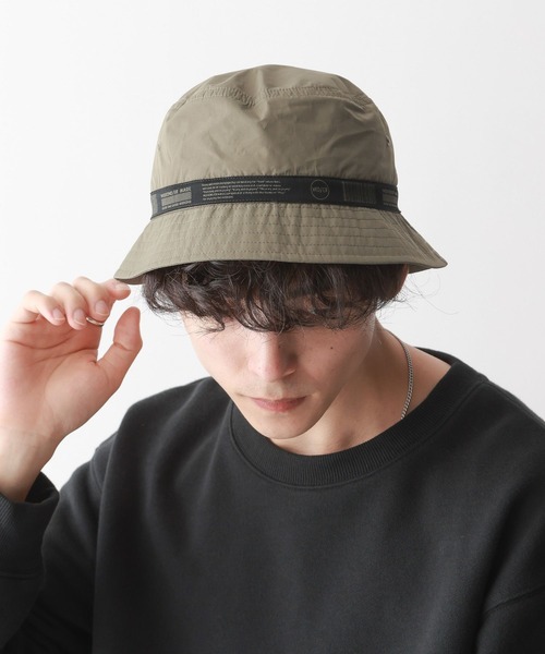 WEEKEND(ER)（ウィークエンダー）の「【WEEKEND(ER)&CO./ウィークエンダー】Packable Hat/バケットハット（ハット・メンズ・ブラック/グレー系その他/グリーン・FREE）」の5枚目の写真