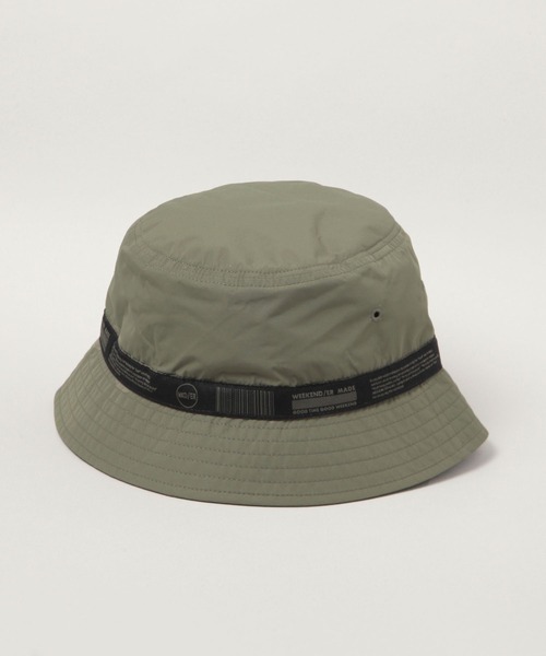 WEEKEND(ER)（ウィークエンダー）の「【WEEKEND(ER)&CO./ウィークエンダー】Packable Hat/バケットハット（ハット・メンズ・ブラック/グレー系その他/グリーン・FREE）」の7枚目の写真