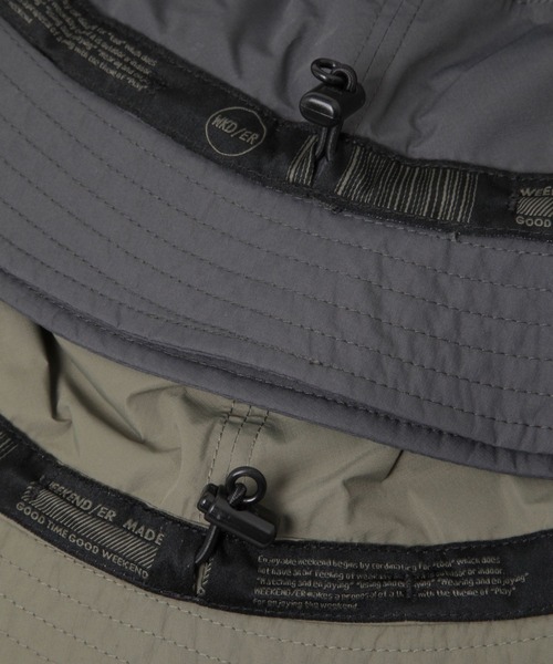 WEEKEND(ER)（ウィークエンダー）の「【WEEKEND(ER)&CO./ウィークエンダー】Packable Hat/バケットハット（ハット・メンズ・ブラック/グレー系その他/グリーン・FREE）」の18枚目の写真