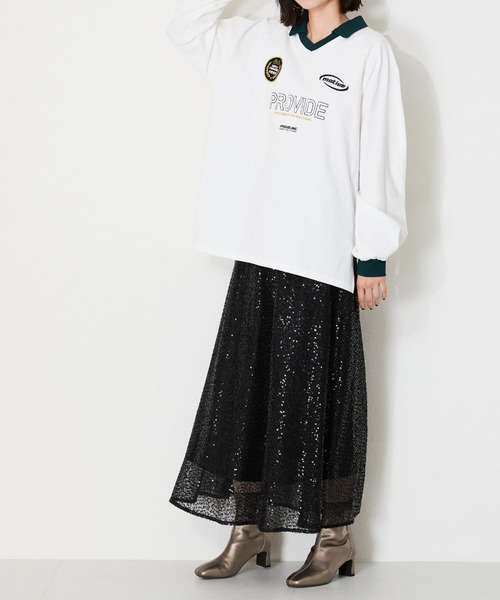 ORiental TRaffic(オリエンタルトラフィック)の「ストレッチヒールバックジップブーツ 41406(ブーツ・レディース・ガンメタ/ブラック/ベージュ・S/M/L/LL)」の9枚目の写真