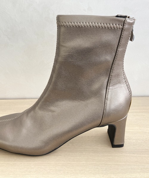 ORiental TRaffic(オリエンタルトラフィック)の「ストレッチヒールバックジップブーツ 41406(ブーツ・レディース・ガンメタ/ブラック/ベージュ・S/M/L/LL)」の18枚目の写真