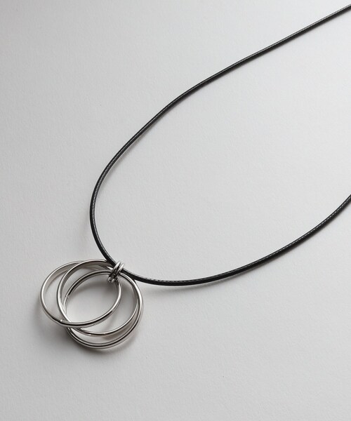 THE SHOP TK （ザ ショップ ティーケー ）の「◆アソートリングネックレス（ネックレス・メンズ・シルバー系/シルバー系1/シルバー系2/シルバー・00）」の5枚目の写真