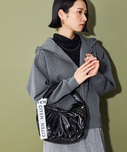 CITEN(シテン)の「<CITEN>パフ ミニ ハンドバッグ(ハンドバッグ・レディース・シルバー/ブラック・FREE)」の6枚目の写真