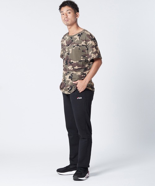 FILA（フィラ）の「裏起毛　スウエットパンツ（スウェットパンツ・メンズ・ネイビー/ブラック/杢グレー・X-LARGE/MEDIUM/LARGE）」の4枚目の写真