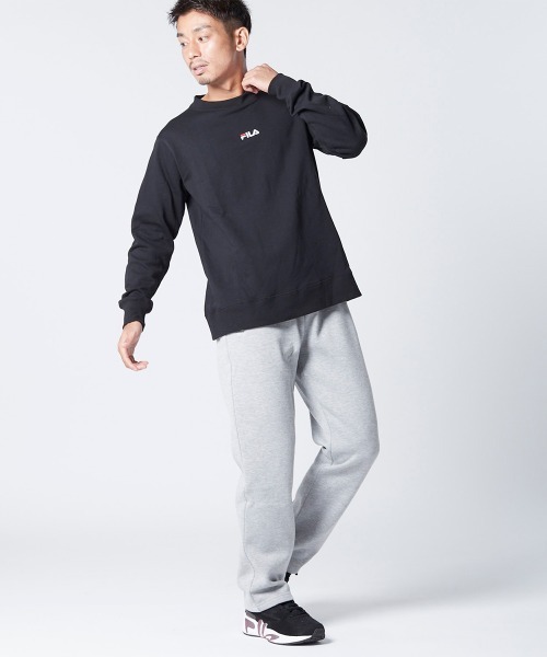 FILA（フィラ）の「裏起毛　スウエットパンツ（スウェットパンツ・メンズ・ネイビー/ブラック/杢グレー・X-LARGE/MEDIUM/LARGE）」の12枚目の写真