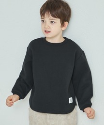 pairmanon | 裏起毛 裾ラウンド ネーム付き プルオーバー(スウェット)